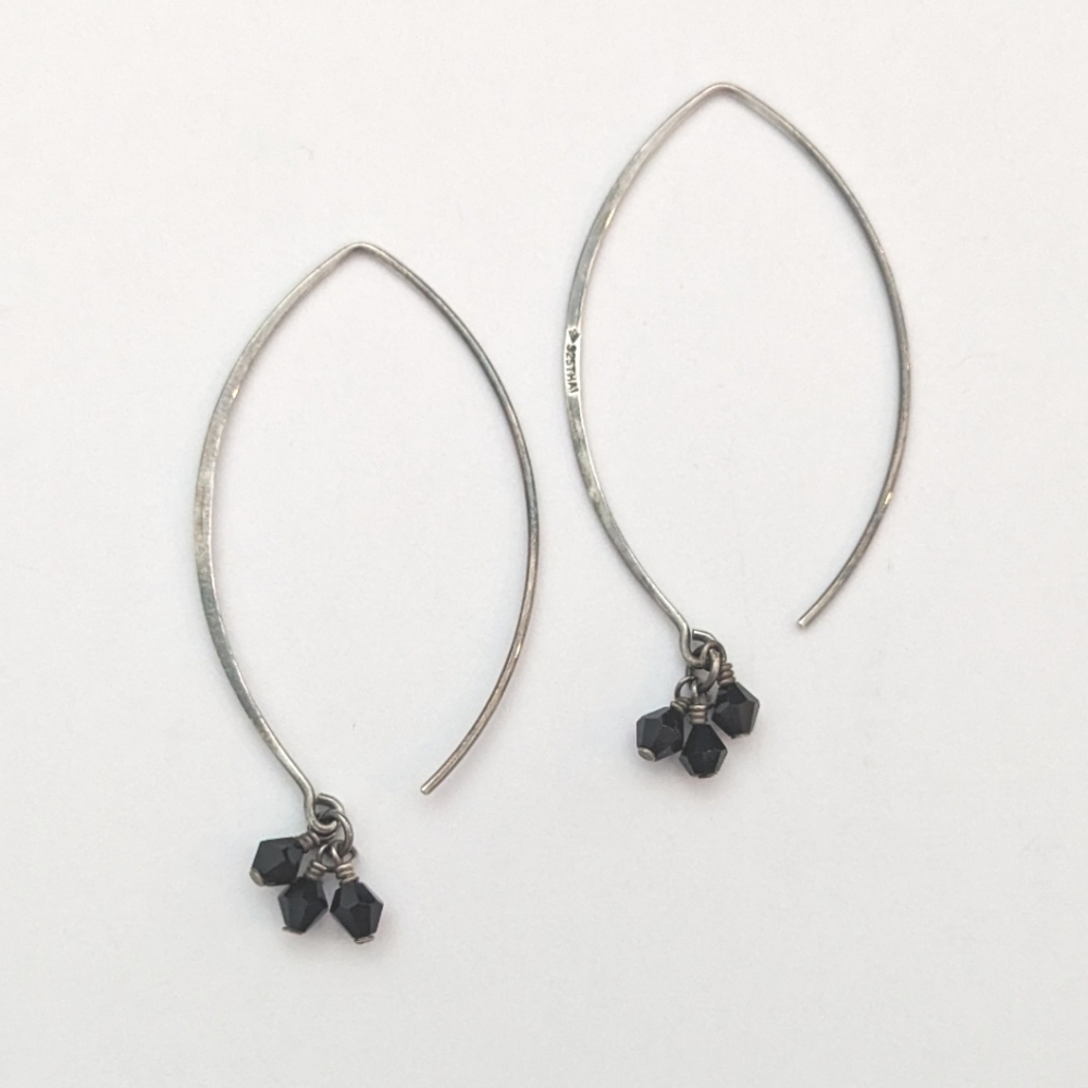 Silpada Sterling Silver Social Gathering Dangle Earrings W1311